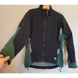 Womens Mountain Hardware fleeced/lined jacket super warm size 10 olive green